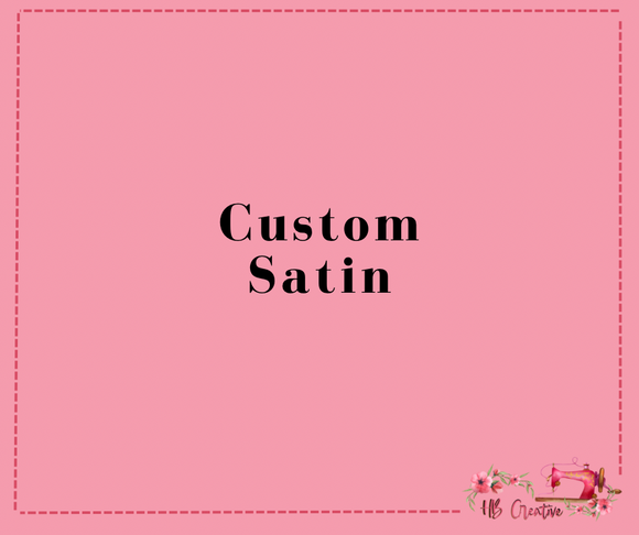 Custom Polyester Satin