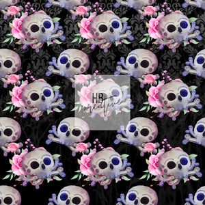 Colorful Skull Floral