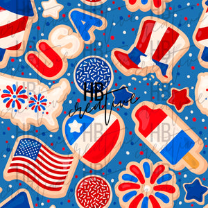 4th of July Cookies