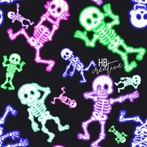 Neon Skeletons