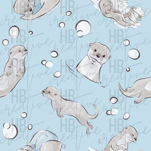 Otters (blue)