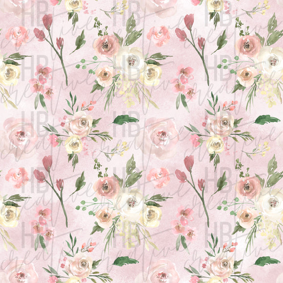 Dainty Boho Floral (pink)