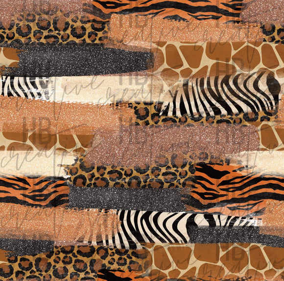 Animal Print Brushstrokes