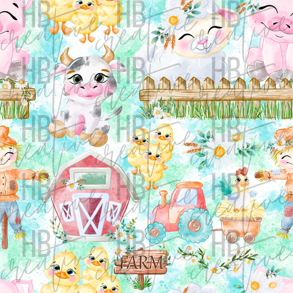 Farm Animals Splatter