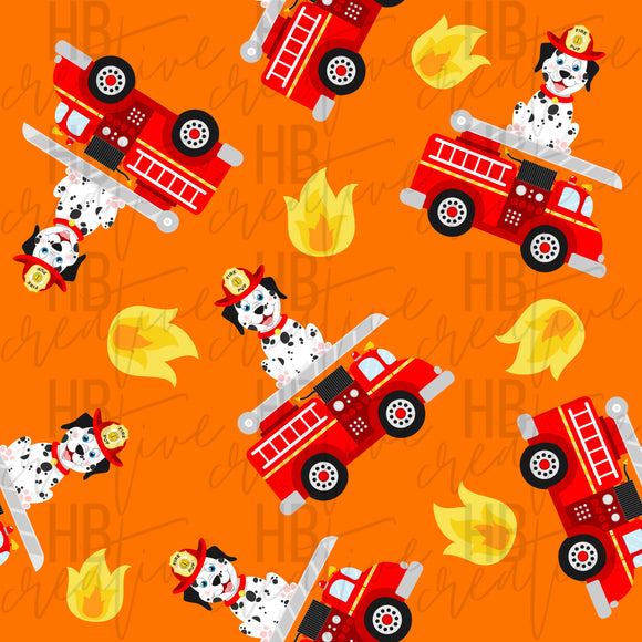 Firehouse Dalmatian (orange)