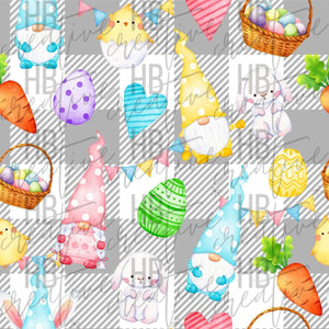 Easter Gnomes Plaid