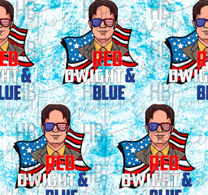 Red, Dwight, and Blue