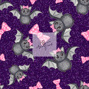 Purple Cute Bats