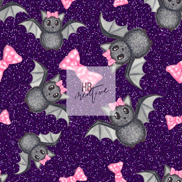 Purple Cute Bats